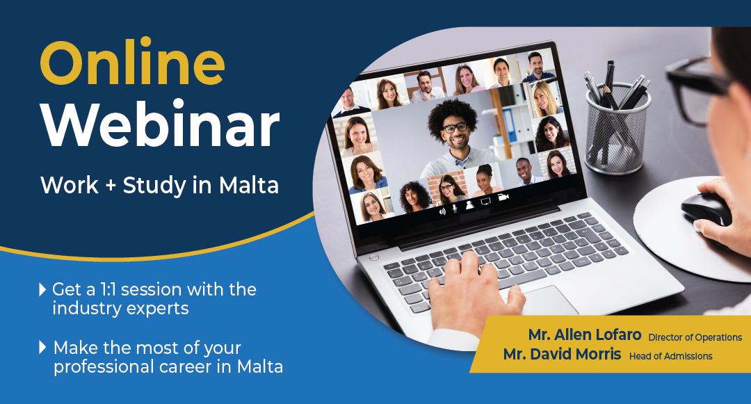 Live Webinar: GBS Work + Study in Malta